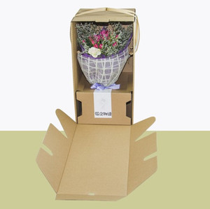 Custom Corrugated Board <strong>Flower</strong> Shipping Boxes Wholesale Fresh <strong>Flower</strong> Mailing <strong>Box</strong> - Product Image 5