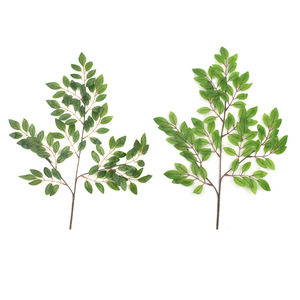 Huaien Fondo pared Artificial rama roja Flor de frijol hoja de langosta para DIY Fondo decoración de pared decoración del hogar - Product Image 2