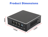 Mini PC Inteligente para Transporte, Intel N2840 J1800 J1900 Sin Ventilador, GPS CAN 4G 5G para Flotas de Autobuses y Señalización de Estaciones