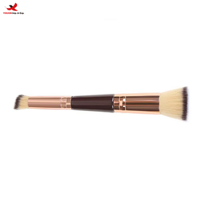 Pinceau correcteur professionnel plat et flexible HQ Mixed Proc Discount, simple ou double embout, pour fond de teint, outils de maquillage beauté pour le visage - Product Image 1