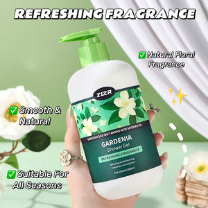 Gel de Ducha de 500ml con Sal Marina de Gardenia y Aminoácidos, Gel de Ducha Limpiador y Perfumado, Venta al por Mayor, Gel de Baño Refrescante e Hidratante - Product Image 6