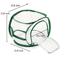 Habitat de reproduction d'insectes papillons de forme personnalisée Cage en filet escamotable pliable pour insectes.