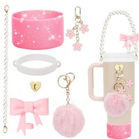 Чайник-кружка MU Rose Flower Water, 40 унций, для декора, пищевой, портативный, из нержавеющей стали, с аксессуарами из силиконового геля