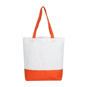 <b>Canvas</b> <b>Tote</b> Bag Large Capacity Shopping Bag Eco Friendly Cotton With Colorful Patchwork Design - Product Image 3