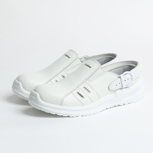 Produttore di fabbrica scarpe da infermiera personalizzate comode e durevoli bianche antistatiche mediche in pelle sintetica a buon mercato all'ingrosso - Product Image 3