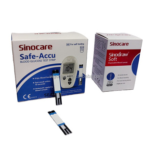 Blood <strong>Glucose</strong> <strong>test</strong> <strong>Strips</strong> Price in India Sinocare Safe Accu Sinocare - Product Image 5