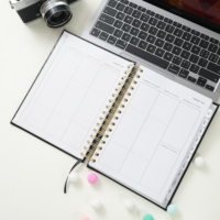 Carnet de notes en cuir PU imprimé avec reliure spirale, design personnalisé, agenda de bureau minimaliste, cadeau personnalisé en gros