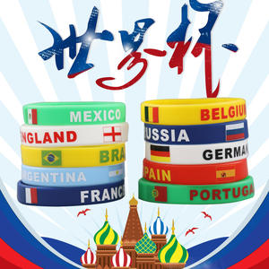 Bracelet en silicone unisexe sportif avec drapeaux du monde 2026 (États-Unis, Canada), idéal pour les événements sportifs, cadeau souvenir, personnalisable - Product Image 3