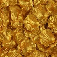 Vente en Gros de Pétales de Fleurs de Rose en Satin de Soie Artificiels Real Touch pour Mariage Pétales de Fleurs Décoratifs
