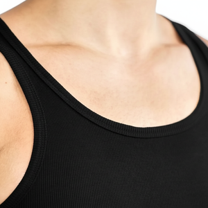 Service OEM sur mesure débardeurs pour hommes couleur unie décontracté débardeurs sans manches en coton tricoté vente de logo imprimé grande taille - Product Image 1