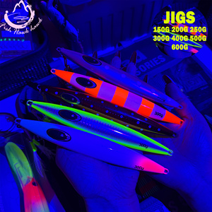 Esca Metallica per Slow Pitch Jigging 100g-500g, Jig ad Alta Azione per Pesca in Mare di Snapper, Grouper, Tonno, Spigola, Spigola Gialla - Product Image 6