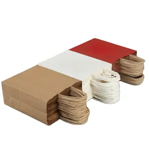 single pass printer kraft paper bag corrugated box custom kraft bag white kraft paper bag