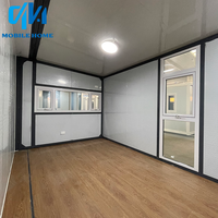 Maison préfabriquée modulaire mobile et portable en acier léger, extensible et pliable, prête à être expédiée (20 pieds, 40 pieds)