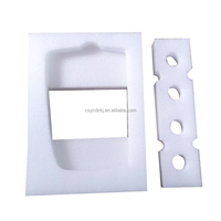 Boîte en mousse de coton perlé EPE blanche personnalisable, compression rapide, isolation, amortissement antichoc, protection