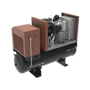 3hp 2.2KW 10bar mini rotary screw compresor air compressor machine 200 liter