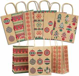 Bolsas de Papel Kraft Marrón y Blanco Reciclado, Duraderas y de Buena Calidad, para Empaque de Productos, con Diseño Personalizado - Product Image 3