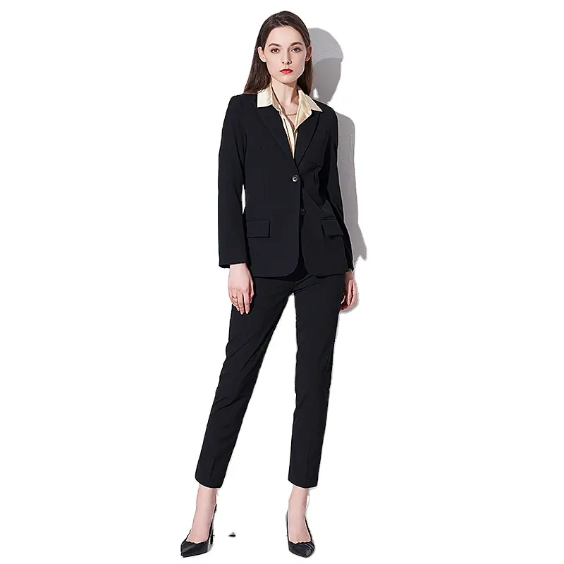 Business Latest Styles Office Suits Ladies Suit Women Two Piece Pants Set