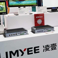 Limyee Quad-Core Procesador J1900 Industrial Mini Pc J6412 8145U i5 10210U Sin ventilador Industrial Mini Pc Box Mini Pc Windows 11