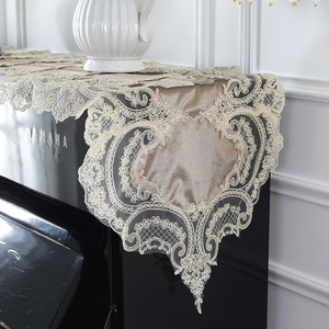Vendre des nappes en <span class=keywords><strong>velours</strong></span>, des chemins <span class=keywords><strong>de</strong></span> <span class=keywords><strong>table</strong></span> blancs et bleus, des designs personnalisés <span class=keywords><strong>de</strong></span> qualité, des chemins <span class=keywords><strong>de</strong></span> <span class=keywords><strong>table</strong></span> en dentelle bleue et verte pour la maison - Product Image 3