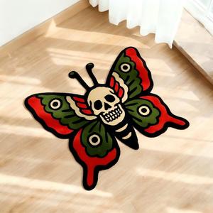 Alfombra de nailon con logotipo personalizado, troquelada y con diseño de streetwear, para dropshipping, diseño tufted personalizado, 1 unidad MOQ. - Product Image 3