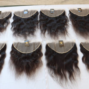 Tissage en lot naturel indien, Temple, naturel, vierge, lace Frontal Closure, avec vison, cheveux humains brésiliens - Product Image 3
