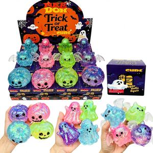 Jouet Squishy Kawaii Halloween Citrouille Chauve-souris Fantôme, Rempli de Maltose, à Remontée Lente, Doux, Sensoriel, Anti-stress, à Presser - Product Image 3