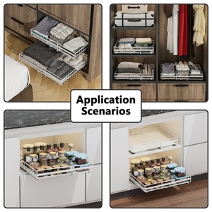 Organizador de Especias Extensible y Resistente para Gabinetes de Cocina, Estante Deslizable para Almacenamiento en Gabinetes - Product Image 6