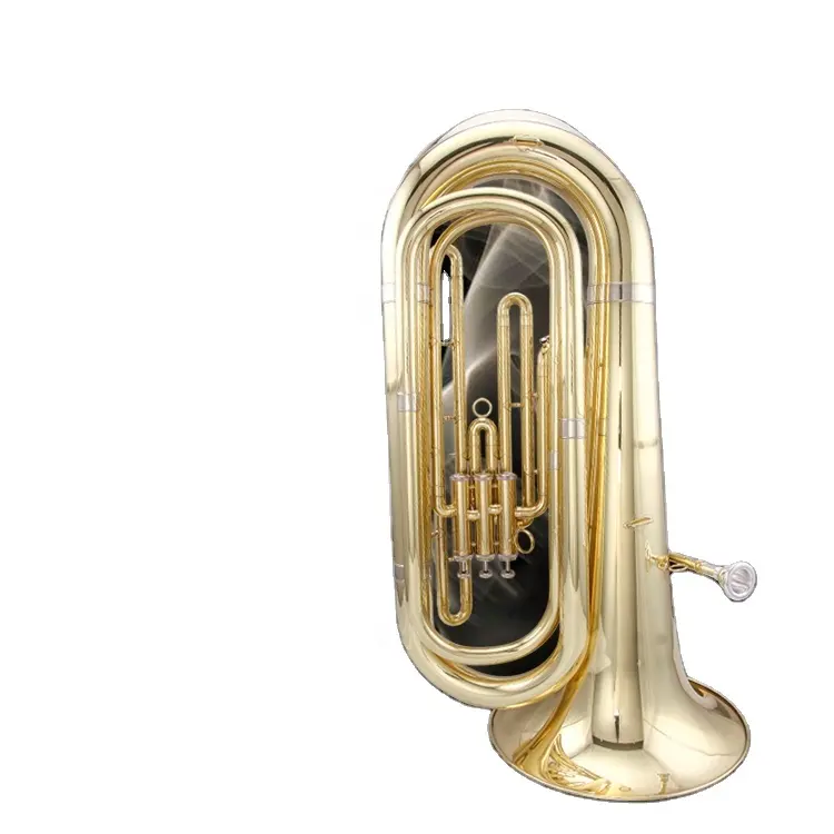 Corpo de latão tuba laca dourada profissional