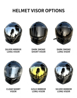 Casque de moto intégral ABS certifié DOT ECE, style rétro vintage, pour hommes et femmes, idéal pour la conduite de cruiser classique