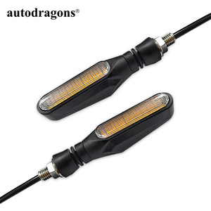 Intermitentes de Motocicleta de Doble Color, 12V, 36 LED, Luces Intermitentes Fluidas, Indicadores de Giro para Moto - Product Image 1