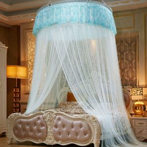 Moustiquaire de plafond style princesse, anti-moustiques, sur pied, sans installation, avec filet épaissi et crypté - Product Image 5