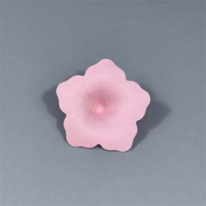 Artisanat de pulpe écologique petits moules à pulpe en forme de pétale de fleur <span class=keywords><strong>rose</strong></span> peuvent être personnalisés - Product Image 1