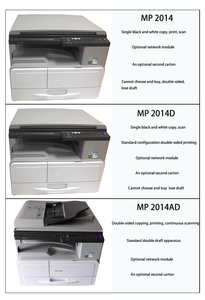 Nueva Máquina Fotocopiadora de Oficina A3, Impresora Láser Ricoh MP2014 A3 para Fotocopiadora Ricoh Usada - Product Image 3