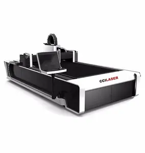 Mesin pemotong lembaran besi laser serat pemotong logam leaser cnc harga rendah 3000w untuk logam baja tahan karat