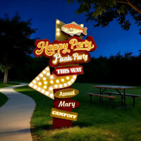Letrero Comercial LED 3D Personalizable para Exteriores, para Empresas y Eventos, Resistente al Agua IP65, Diseño Personalizado