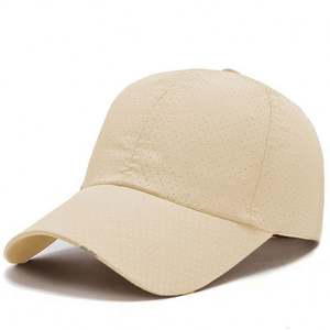 Casquette de baseball classique personnalisable, maille respirante, texte et logo imprimés en relief, fermeture à boucle en cuivre doré, plusieurs couleurs - Product Image 5