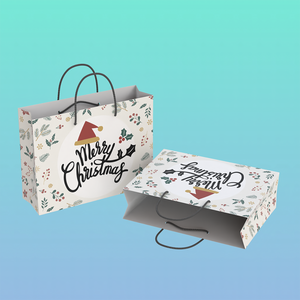 Sang Trọng Kraft <span class=keywords><strong>PVC</strong></span> Túi Giấy Hộp Cho Đồng Hồ Cán Bóng Giáng Sinh Quà Tặng Bao Bì Gấp Hộp Cho Mỹ Phẩm Bán Buôn - Product Image 6