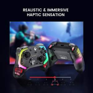 Para GameSir <span class=keywords><strong>Kaleid</strong></span> Wired Controller para Xbox Series X | S para Xbox One Windows 10/11 Steam Plug Play Gaming Video transparente - Product Image 5