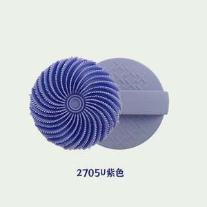 Brosse de bain simple face en silicone souple Bain de bain à poils doux Nettoyage Massage - Product Image 2