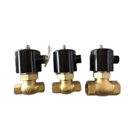 Matériel en laiton DC12V/24V AC110V/220V électrovanne hydraulique eau/Air électrique 3/4 pouces bidirectionnelle pour eau/huile