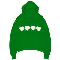 Pull en tricot ample pour femme, style streetwear hiver, avec logo personnalisé imprimé sur le devant, en Spandex/Polyester, vente en gros
