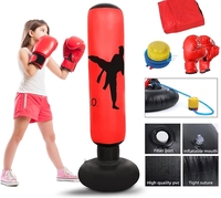 Ensemble de sacs de frappe gonflables pour enfants, équipement de boxe pour enfants et adultes