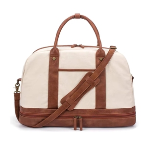 Bolsa deportiva de yoga ligera con compartimento para zapatos, bolsillo impermeable, bolsa de hombro para fin de semana, bolsa de gimnasio, bolsa de viaje - Product Image 3