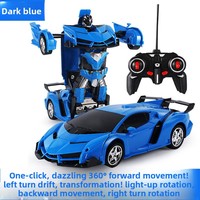 Robot Educativo con IA, Dispositivo de Escritorio Transformable en Auto de Carreras RC, Modelo de Auto Deportivo de Juguete con Instrucción de 24 Horas
