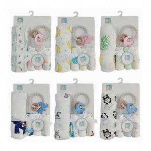Coffret Cadeau Nouveau-né en Coton, Commande Mixte en Petites Séries, Couleurs Assorties Aléatoires, Non Limité aux Couleurs Affichées sur l'Image - Product Image 6