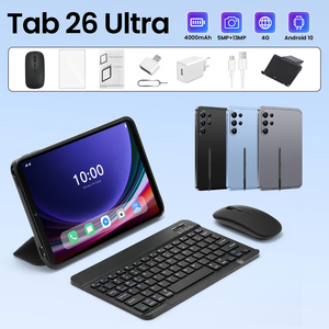 Nouvelle tablette tactile HD 4G Android 10 MTK Octa Core <span class=keywords><strong>Tab</strong></span> 26 Ultra à écran capacitif, longue autonomie, idéale pour les enfants - Product Image 1
