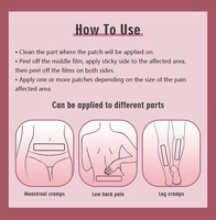 Patch Chauffant Portable Personnalisé en Gros pour Douleurs Menstruelles et Abdominales, à Base de Plantes, Efficacité 12 Heures