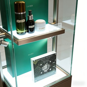 Exhibidor de Cosméticos de Lujo con Base, Cristal Templado y Luces LED, Vitrina de Maquillaje Personalizada - Product Image 6