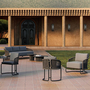 Tavolo e <span class=keywords><strong>sedie</strong></span> <span class=keywords><strong>da</strong></span> pranzo <span class=keywords><strong>da</strong></span> <span class=keywords><strong>giardino</strong></span> in rattan e alluminio, mobili <span class=keywords><strong>da</strong></span> esterno, sedia <span class=keywords><strong>da</strong></span> pranzo <span class=keywords><strong>da</strong></span> <span class=keywords><strong>giardino</strong></span> - Product Image 3