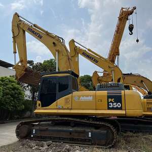 Excavatrice sur chenilles d'occasion Komatsu Pc350-7 PC350, vente en gros d'équipements de construction d'occasion, excavatrice PC300 PC300-7 hydraulique - Product Image 5